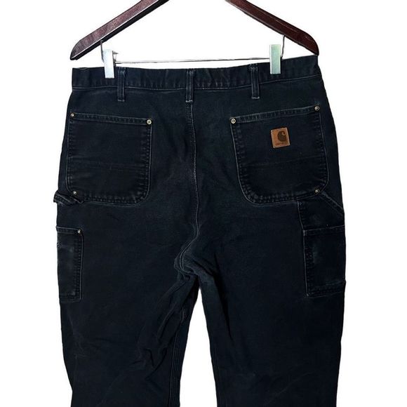 Carhartt Distressed Double Knee Dungaree Fit Pants 36X36 - Picture 5 of 7